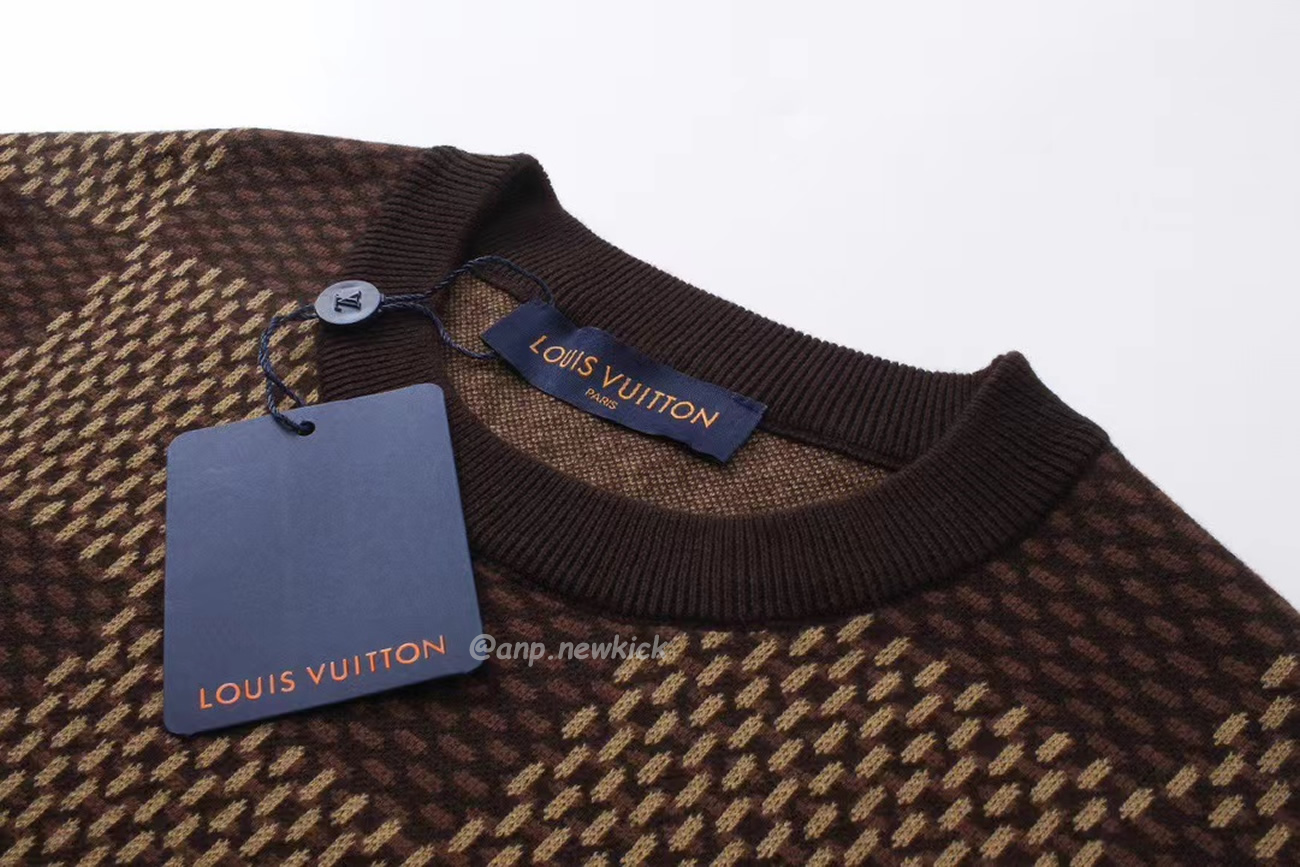 Louis Vuitton Round Necked Checkerboard T Shirt (16) - newkick.org